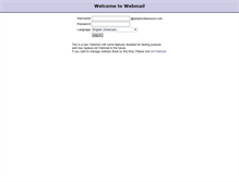 Tablet Screenshot of mail.phiphivillaresort.com